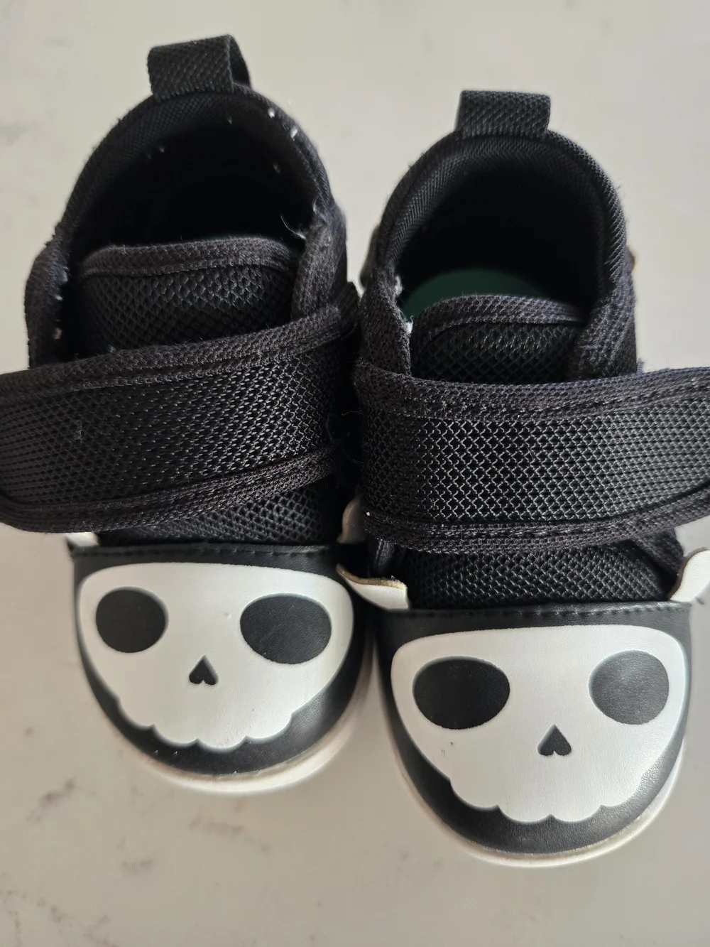 Ikki Toodler Skull Hi-Tops with On/Off Squeaker